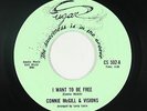 Sweet Soul 45 - Connie McGill & Visions - I Want To Be Free - Sugar - VG++ mp3