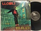 LL Cool J Bad VG+ ORIG DEF JAM Embossed Cover  1987 rare vintage hip hop