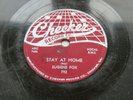 EUGENE FOX  1954 USA 78  STAY AT HOME  SINNERS DREAM   CHECKER ARC 7607