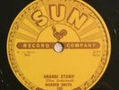 Warren Smith - Ubangi Stomp / Black Jack David - Sun Label - 78RPM