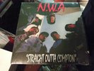 Straight Outta Compton by N.W.A L.P. Made 4 the  Movie Set*actors* on cover RARE