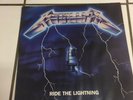 Metallica ride the lightning vinyl LP record vertigo 1984