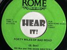 Bluegrass Banjo Bopper 45 BILL BOX & THE DIXIE DRIFTERS Pretty /Forty Miles ROME