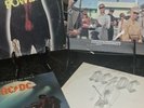 Four Vintage AC/DC vinyl Albums - Let There Be Rock , Powerage , Dirty Deeds