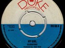 GLADIATORS - YOU WERE MEANT TO BE / GLEN ADAMS - MY GIRL - DUKE RECORDS