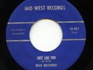 HEAR - Rare Rockabilly 45 - The Beck Brothers - Just Like You - Starday Custom