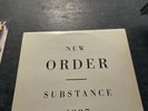New Order SUBSTANCE 1987 Qwest ARC Pressing Embossed Cover 2 LP Record Album Set