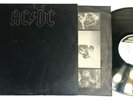 Back In Black by AC/DC Lp Embossed cover  Vg