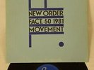 New Order-Movement LP 1981 Super Early UK Record With Factory Inner