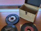 45 RPM Carrying Case Packed With Records Oldies Rock n Roll