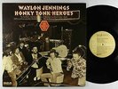 Waylon Jennings - Honky Tonk Heroes LP - RCA VG+