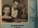 DAVID SOYER, HARRIET WINGREEN on GOLDDEN CREST Recital Series, Alec Wilder in NM