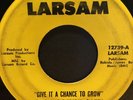 Rare Sweet Soul 45 TOPPIKS Give It a Chance To Grow / Surrender LARSAM listen