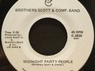 Disco Modern Soul 45 BROTHERS SCOTT Midnight Party People BSC listen
