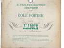 COLE PORTER SONGS FOR ALADDIN