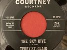 Terry St Clair - Thumbs Down / The Sky Dive - Courtney RARE ROCKABILLY 45 HEAR