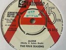 THE FOUR SEASONS - ‘ALONE’ STATESIDE SS 315 DEMONSTRATION COPY 1963