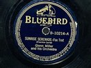 GLENN MILLER 78 RPM - Sunrise Serenade / Moonlight Serenade Bluebird RCA Clean