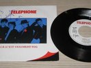 disque vinyle 45T - autographe Jean-Louis Aubert - groupe Téléphone - années 80