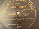 BERLINER CONCERT GRAND GRAM-O-PHONE SPENCER MACDONOUGH LORD SHEPHERD BLACK WAX 5