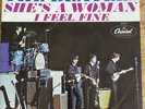 Beatles I Feel Fine She’s A Woman Capitol 5327 W/ Picture Sleeve