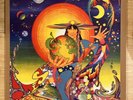 BEATLES “A IS FOR APPLE” POSTER  THE FOOL ORIGINAL HIGH GLOSS NEAR MINT 27 X 19