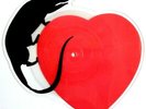EX/EX Ratt You're In Love Limited Edition Vinyl Shaped Picture Disc