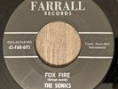 The Sonics 45 Fox Fire / Apple Jack Farrall FAR-695 Surf Rock Instrumental 1960s
