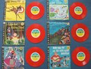 VINTAGE 1961 GALA GOLDENTONE 6 CHILDRENS RECORDS 78RPM COLOUR DISCS MITCH MILLER