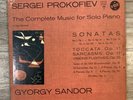 PROKOFIEV NM Gyorgy Sandor Vol. 1 Complete Music for Solo Piano 3XLP Vox *Signed