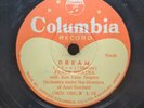 JAPAN IMPORT 78 RPM Dream Frank Sinatra Irish Lullaby Kate Smith Columbia 15 A11