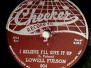 LOWELL FULSON 78 RPM CHECKER 804 