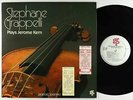 Stephane Grappelli - Plays Jerome Kern LP - GRP VG++ Autograph