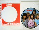 NENA ITS ALL IN THE GAME EPIC 30 3P-686 JAPAN OBI PICTURE VINYL VINYL LP