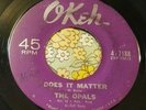 Northern Soul 45 The Opals Does it Matter / Tender Lover OKEH HEAR