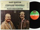 Gary Burton & Stephane Grappelli - Paris Encounter LP - Atlantic VG+ Autograph