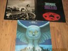3 rush vinyl albums,2112,fly by night,permanent waves inc lyrics cover