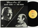 Zoot Sims Plus Joe Pass - Blues For 2 LP - Pablo - D2310879 Autograph