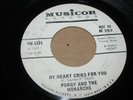 RARE NORTHERN SOUL 45 - PORGY & MONARCHS - MY HEART CRIES FOR YOU - MUSICOR -DJ