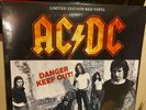 AC/DC Danger Keep Out Red Vinyl Lp Album Live In Concert Hammersmith London 1979