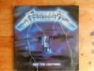 Metallica Ride the Lightning Vinyl Double LP Record 1984