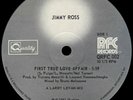 Jimmy Ross - First True Love Affair - Quality, RFC Records - QRFC 002 - 12