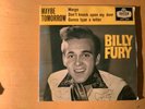 Billy Fury Maybe Tomorrow Original UK Decca EP PS Rockabilly Rock n Roll 6T Rare