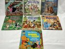 Vintage(70s) Walt Disney Book And Record (7 Sets) Bambi Pinocchio Snow White