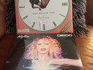 kylie minogue 2 Vinyl Lps Step Back In Time Mint Green Vinyl & Disco Black Vinyl