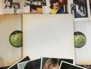 THE BEATLES White Album - 1968 1st US Press Low-# 2-LP w/ Inserts - BEAUTIFUL E+
