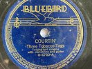 Three Tobacco Tags - Courtin - Bluebird 6730 -  Pre-war Hillbilly 78 *RARE*