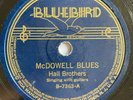 Hall Brothers - McDowell Blues - BB 7363 - Pre-war Country 78 *RARE*