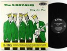 5 Royales - Sing For You LP - King No Crown Mono DG VG+