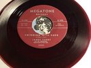 JAMES CURRY R&B Inslro red vinyl 45 Megatone #701 Swinging With Dave Mellow Blue